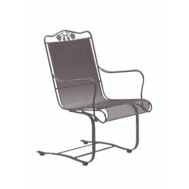 Woodard Briarwood High Back Spring Base Chair - Angled