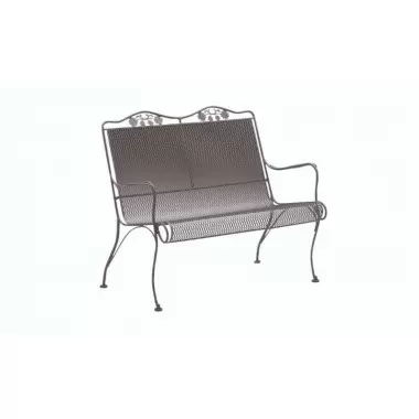 Woodard Briarwood High Back Love Seat - Angled