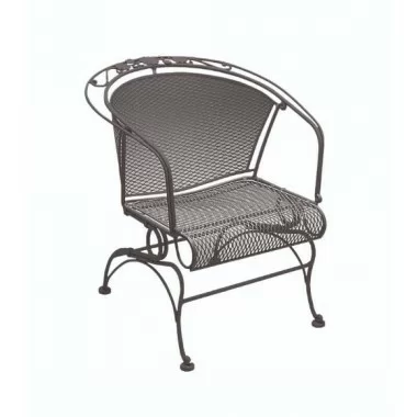 Woodard Briarwood Coil Spring Barrel Chair - Angled
