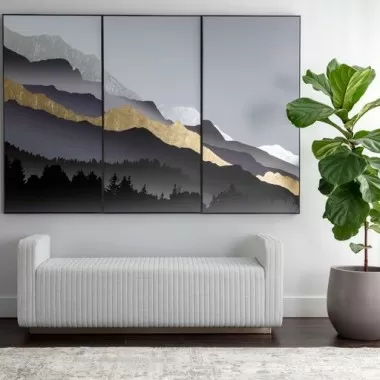 Sunpan Odette Bench - Ernst Silverstone / Maven Black - Lifestyle