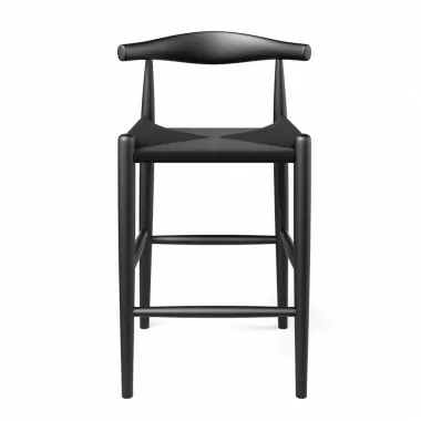 Aeon Troy Papercord Bar Height Stool Black