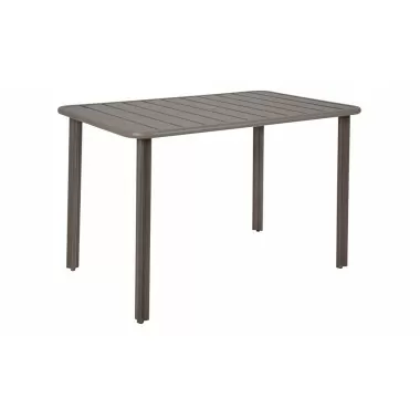 Vista 4-Leg Table In Powder Coated Aluminum 32" x 48"