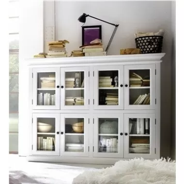 Nova Solo Halifax Pantry with Eight Doors - Lifestyle