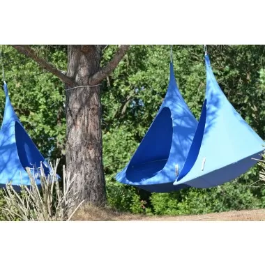 Double Cacoon - Sky Blue - Hanging Outdoors