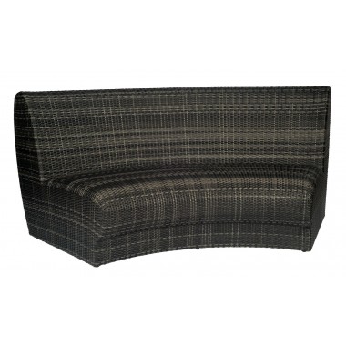Woodard Woodard Genie Curved Armless Sofa