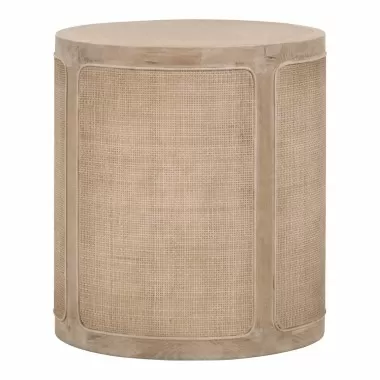Essentials For Living Cane End Table - Front Side Angle