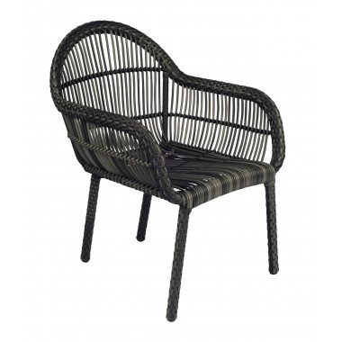Woodard Cape Dining Armchair - Angled View