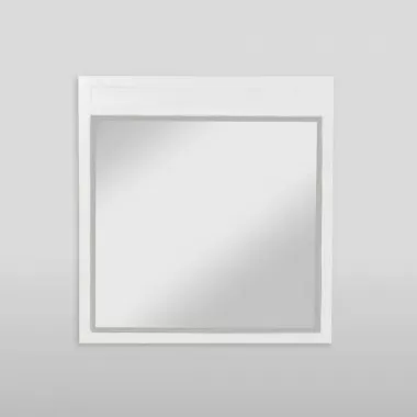 Alpine Furniture Carmel Mirror in White - Frame
