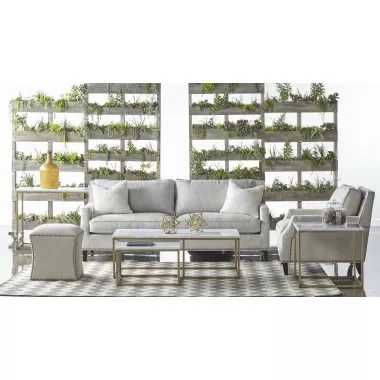 Carrera Nesting Coffee Table in Brushed Gold - Lifestyle 6