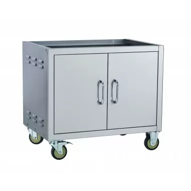 Bull BBQ 24" Steer Pedestal Cart Bottom - Door Closed