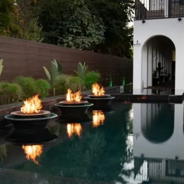 The Outdoor Plus Cazo Copper 360° Water & Fire Bowl- 3