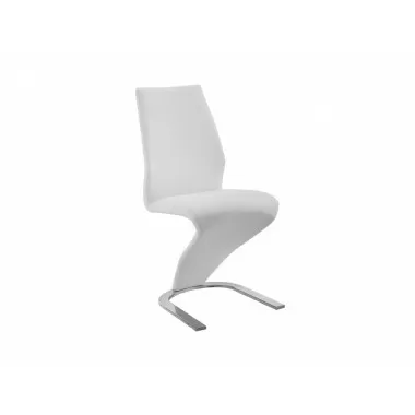 BOULEVARD White Eco-leather Dining Chair