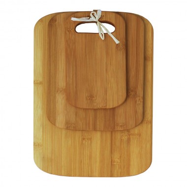 Oceanstar 3-Piece Bamboo Cutting Board Set - Set