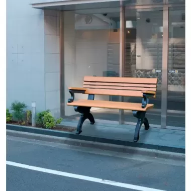 Polly Products Cambridge Backed Bench With Arms