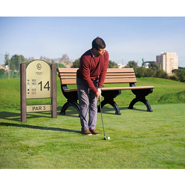 Polly Products Cambridge Backed Bench