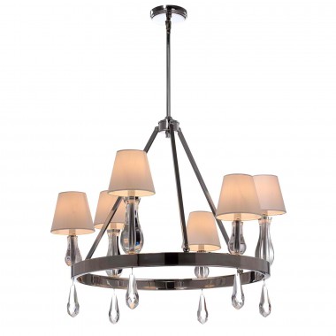 ZEEV Lighting Sophia 6LT Chandelier- Front Angle