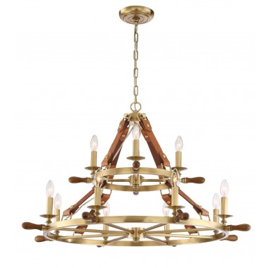 ZEEV Lighting Carlisle Collection Chandelier- Front Angle