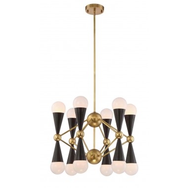 ZEEV Lighting Crosby Collection Chandelier- Front Angle