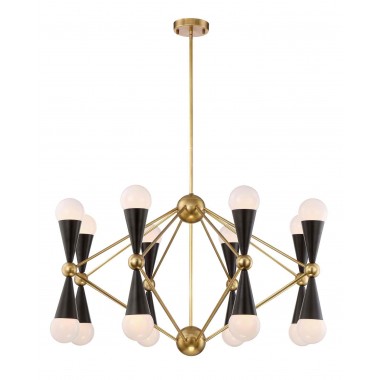 ZEEV Lighting Crosby Collection Chandelier- Front Angle