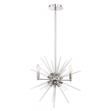 ZEEV Lighting Pulsar Collection Chandelier- Front Angle