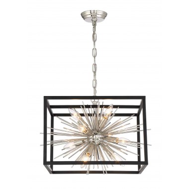 ZEEV Lighting Burst Collection Chandelier- Front Angle
