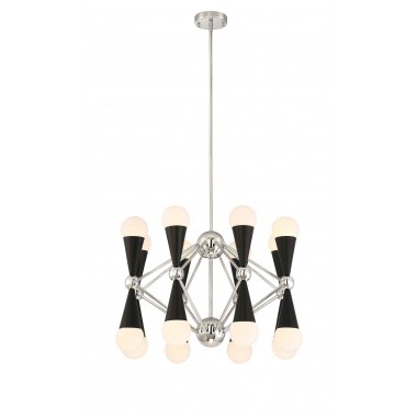 ZEEV Lighting Crosby Collection Chandelier- Front Angle
