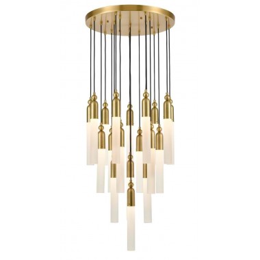 ZEEV Lighting Fusion Collection Chandelier- Front Angle
