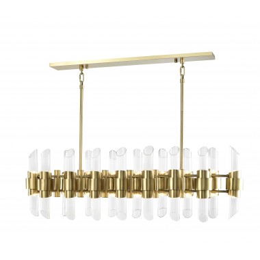 ZEEV Lighting Pillar Collection Chandelier- Front Angle