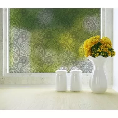 Odhams Press Crazy Paisley Privacy Adhesive Window Film
