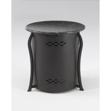 Outdoor Greatroom Company Table & LP Tank Cover w/ Granite Top - Front Angle