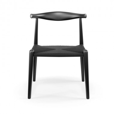 Aeon Troy Papercord Dining Chair Black