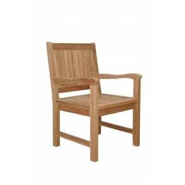 Anderson Teak Chester Dining Armchair - Angled