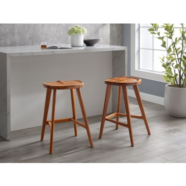 Greenington Max Stool in Counter Height, Amber - Lifestyle