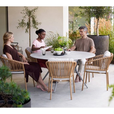Cane-Line Ocean Chair, Stackable, Natural, Cane-Line Weave