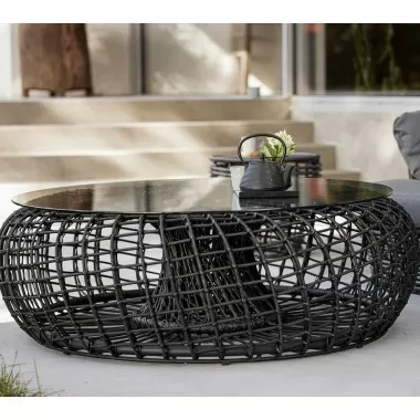 Cane-Line Nest Footstool/Coffee Table OUTDOOR_9887
