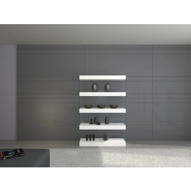 J&M Furniture Cloud Curio Unit in High Gloss 