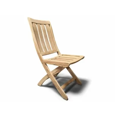 Hi Teak Furniture Corbin Teak Outdoor Folding Chair