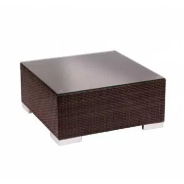 Aruba Coffee Table Java Wicker - No Glass