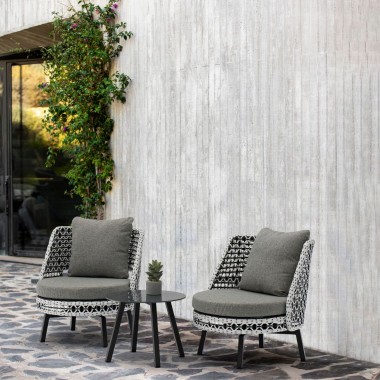 Whiteline Modern Living Koala 3-Piece Outdoor Collection - Lifestyle