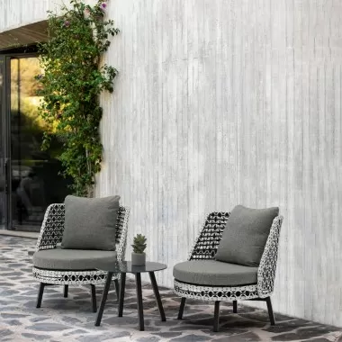 Whiteline Modern Living Koala 3-Piece Outdoor Collection - Lifestyle