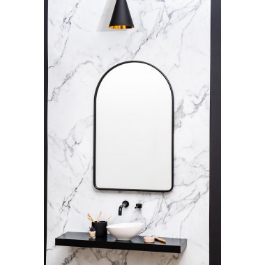 Colca Black Wall Mirror - Lifestyle