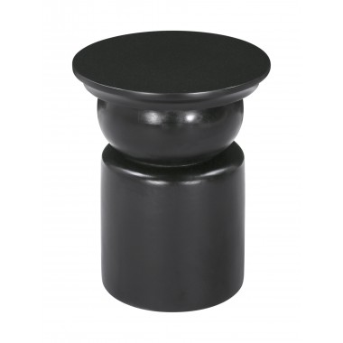 Colombo Side Table in Black - Angled
