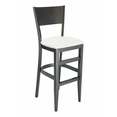 European 44" Beech Wood Barstool