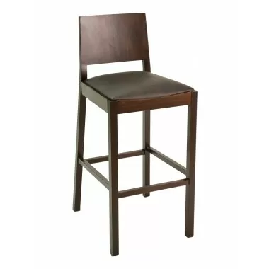 European 40.5" Beech Wood Barstool