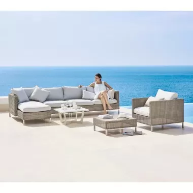 Cane-Line Connect Lounge Chair set outdoor vewi