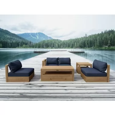 Anderson Teak Copacabana 5 Pieces Modular Deep Seating Set-152 
