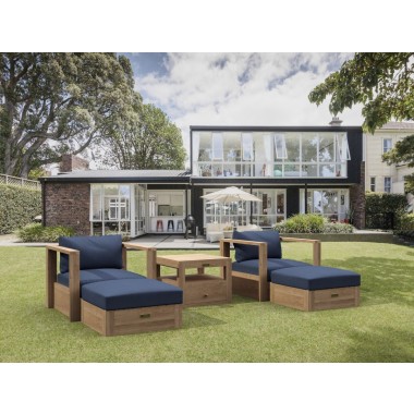 Anderson Teak Copacabana Modular Deep Seating Set