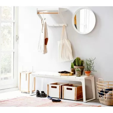 Cane-Line Copenhagen City Rack Indoor White