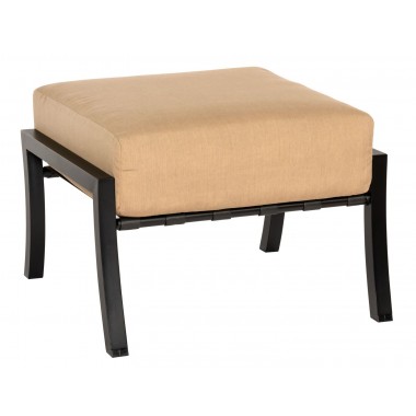 Woodard Cortland Cushion / Nico Ottoman - Angled