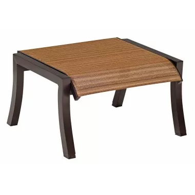 Woodard Cortland Sling Ottoman - Angled